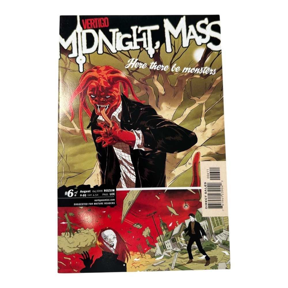 Vertigo Midnight Mass Comic Book‎ Issue #6 August Horror Mature Readers